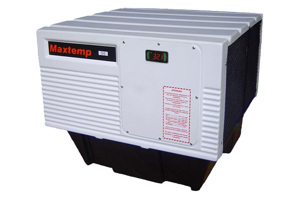Bomba de Calor Maxtemp Compacto – formato reduzido para piscinas de até 66.000 litros e SPAs